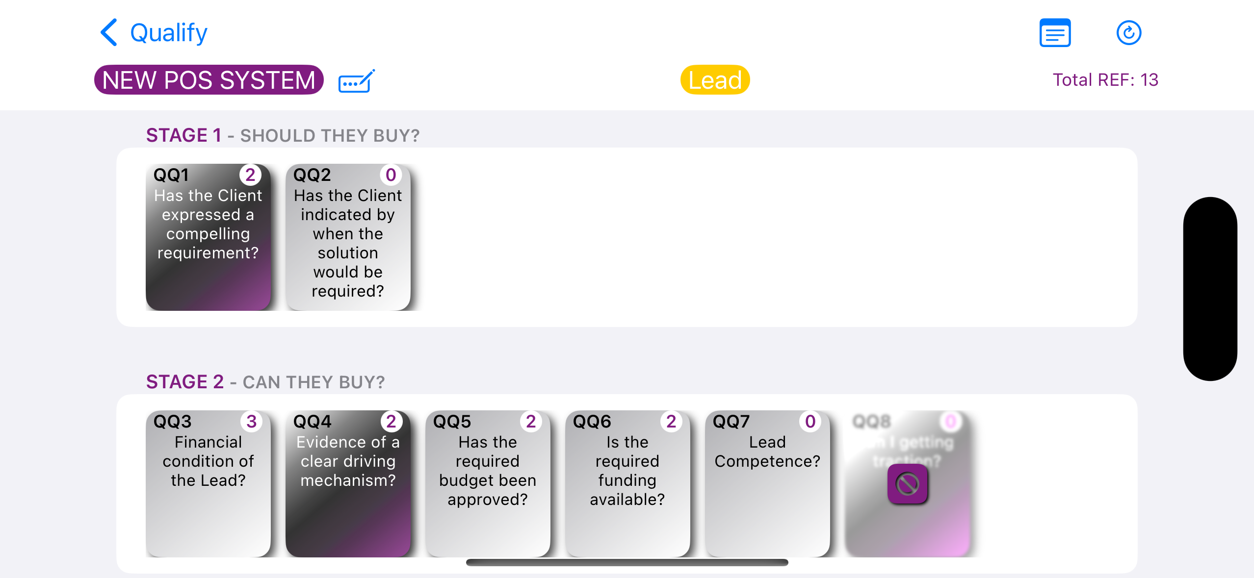 Qualifying Opportunities